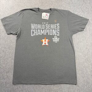 Genuine Merchandise‎ Houston Astros 2017 World Series Champions Gray Tee Mens XL